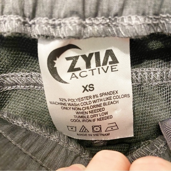 ZYIA | Womens Gray Stretch Elastic Waist Joggers Size XS - Picture 3 of 9